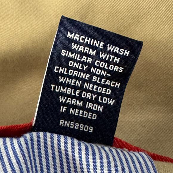 Cremieux SZ 40 Soho Slim Fit Chino Shorts Pocket Zip-Fly Stretch Tapered Leg Tan - Picture 10 of 10